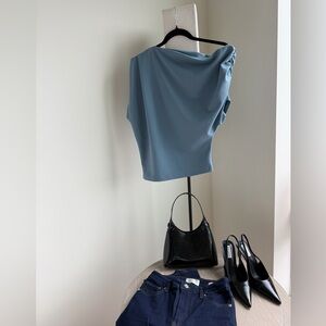 Elegant Blue Women's Skirt